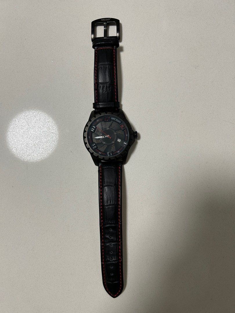 Megir black watch shop