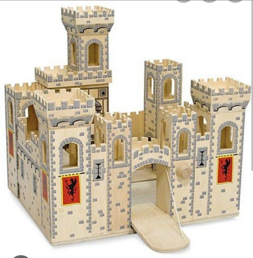 Melissa Doug wooden castle