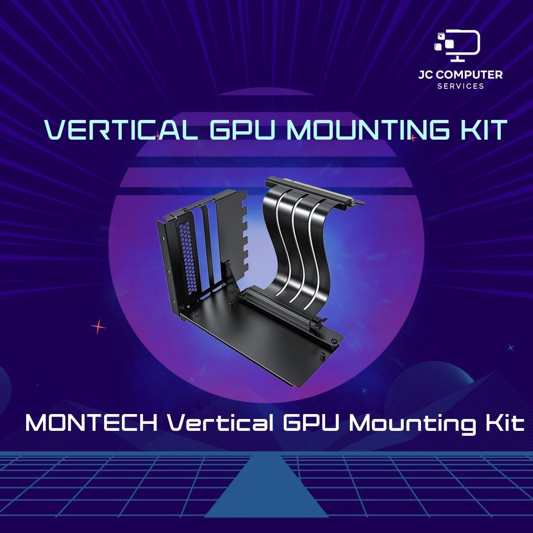 MONTECH Vertical GPU Mounting Kit black Computers Tech Parts Accessories Computer Parts on Carousell