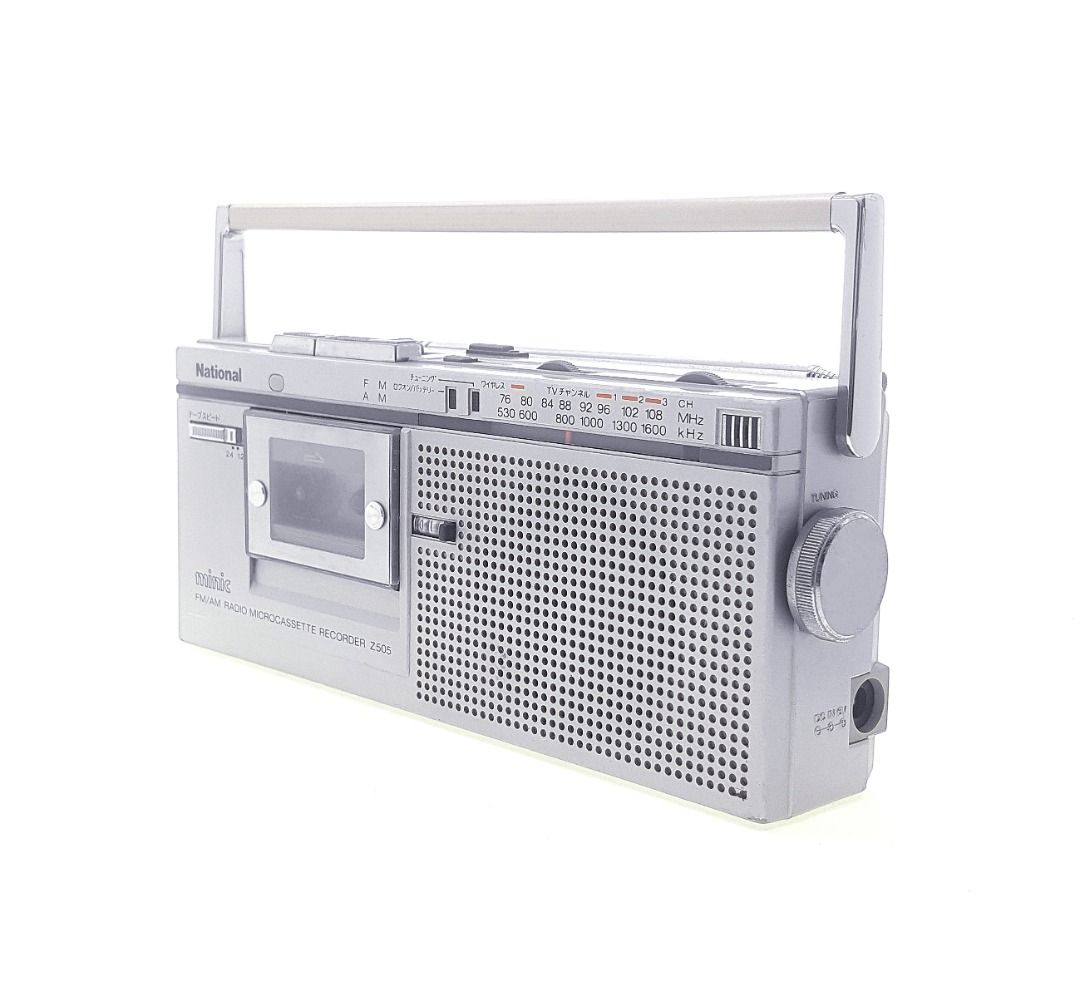 National FM/AMラジオマイクロカセットレコーダー RN- Z505 National マイクロminic RN-Z505 - メルカリ