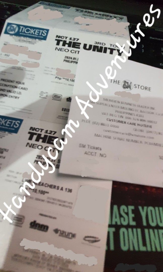 NCT 127 3rd Tour 2025 Lower Bleachers A 3pcs, Tickets & Vouchers, Event