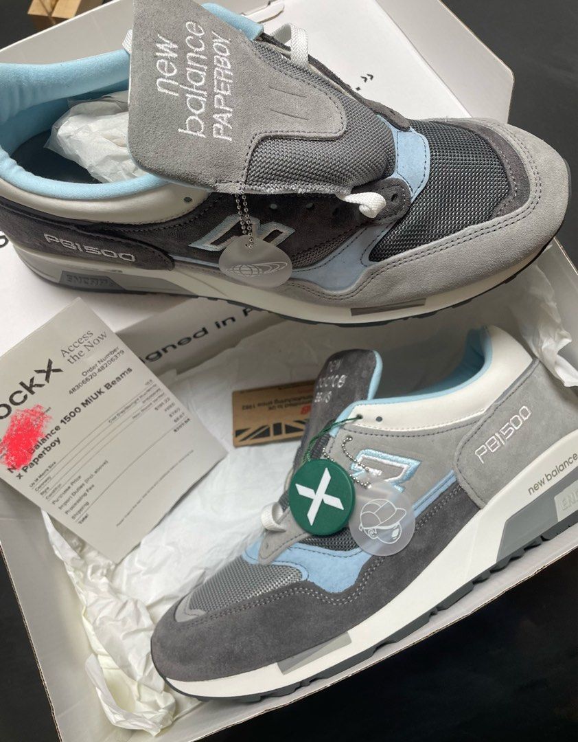 New Balance 1500 MiUK Beams x Paperboy Carousell