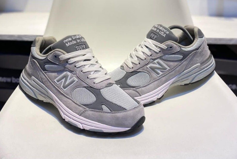 New Balance 993 grey Made in USA 42.5 Fesyen Pria Sepatu