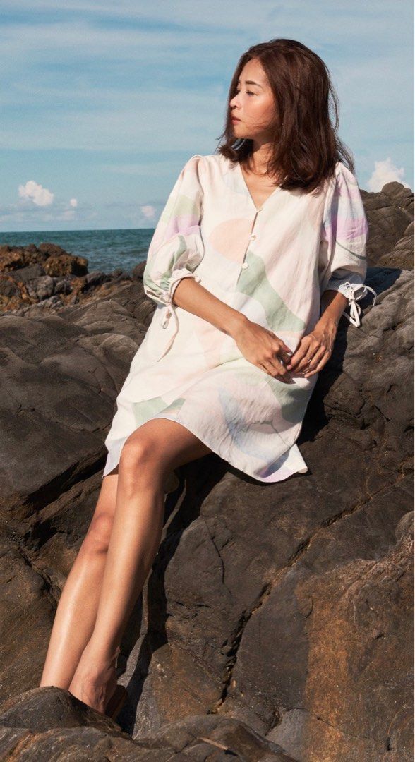 Oasis clearance linen dress