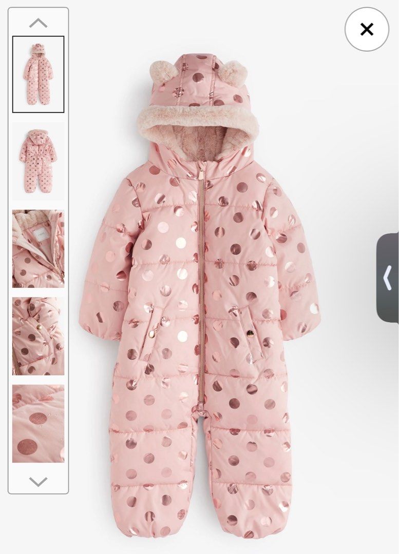Next baby hotsell girl snowsuit