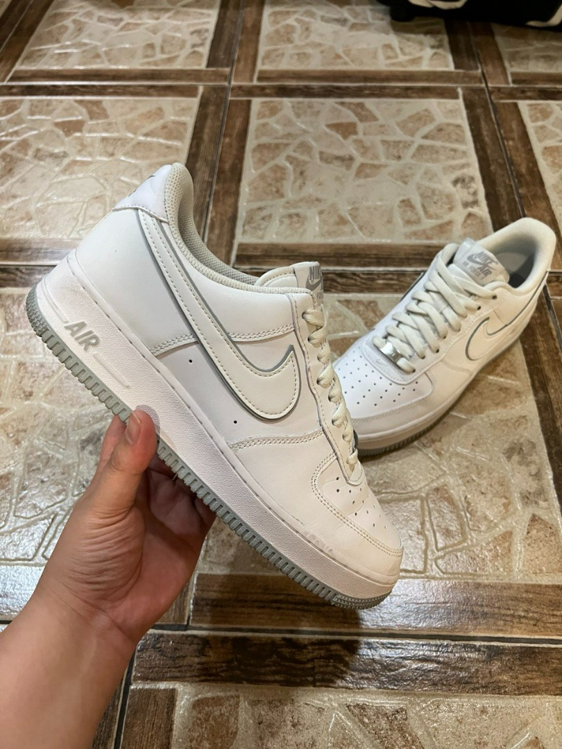 mens nike air force 1 wolf grey