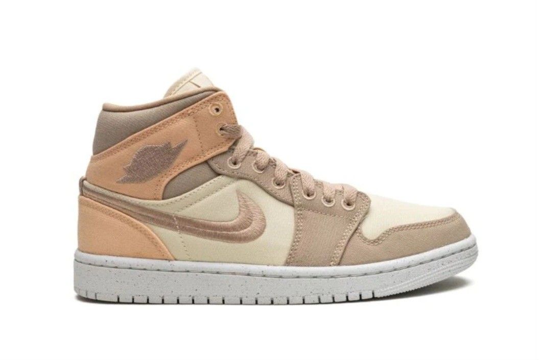 Air jordan 1 mid desert sand top