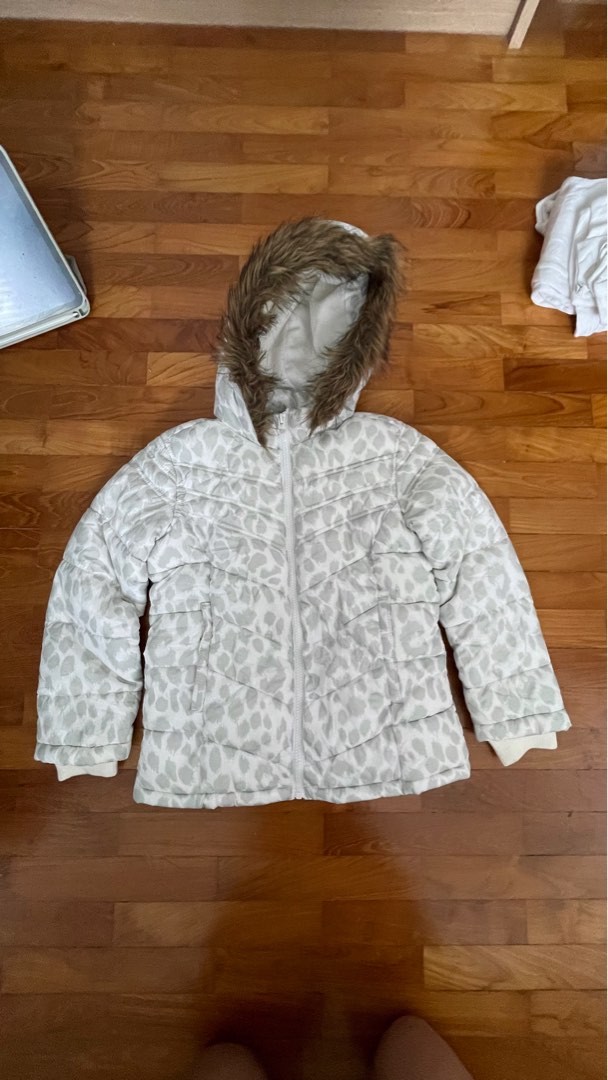 Old navy deals white puffer jacket