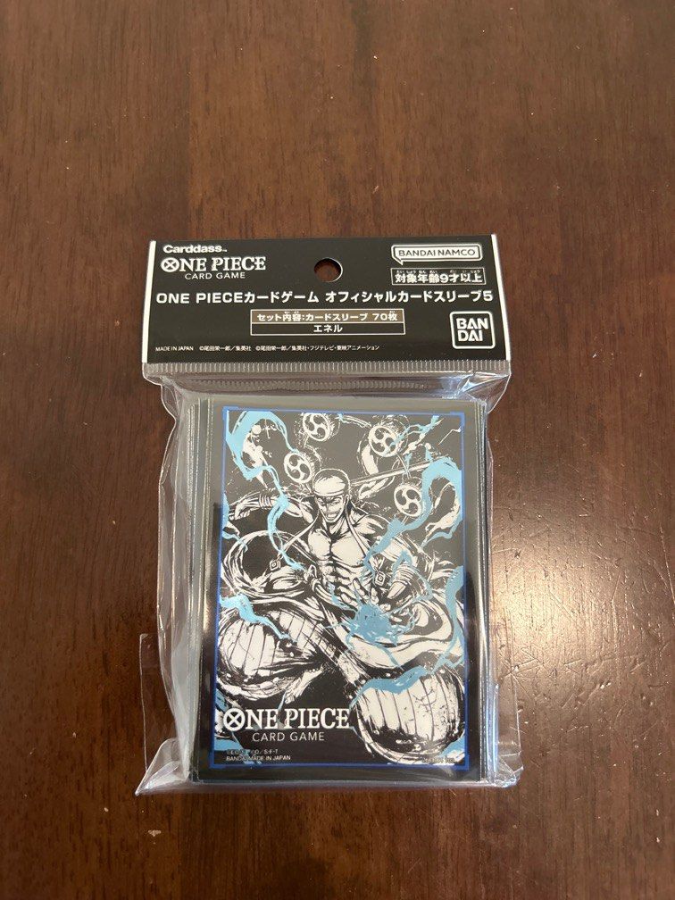One piece tcg card game sleeve enel, Hobbies & Toys, Toys & Games on
