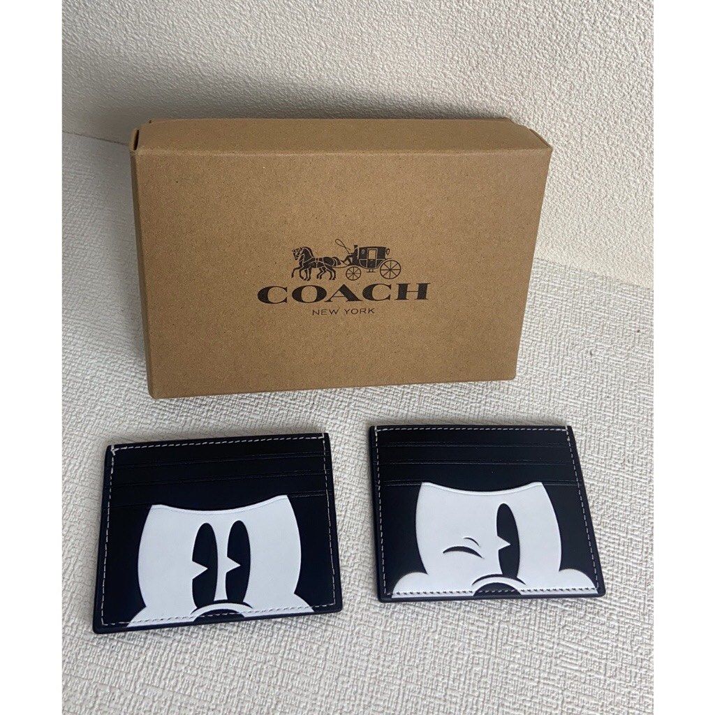 Original Coach X Disney Mickey Card Case Unisex Men s Fashion