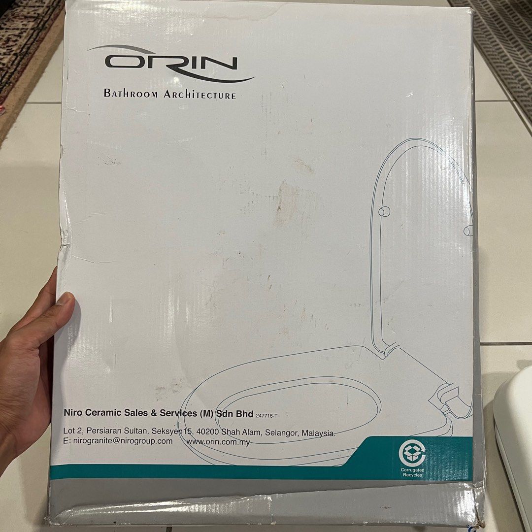 Orin Manchester Toilet Seat Cover (Original), TV & Home Appliances