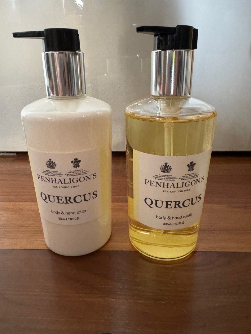 Penhaligons Quercus Body and Hand Lotion and Wash, Beauty & Personal