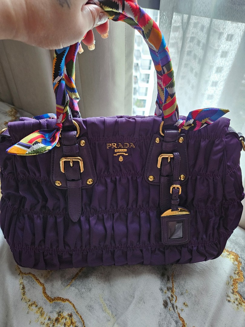 Purple prada sale purse