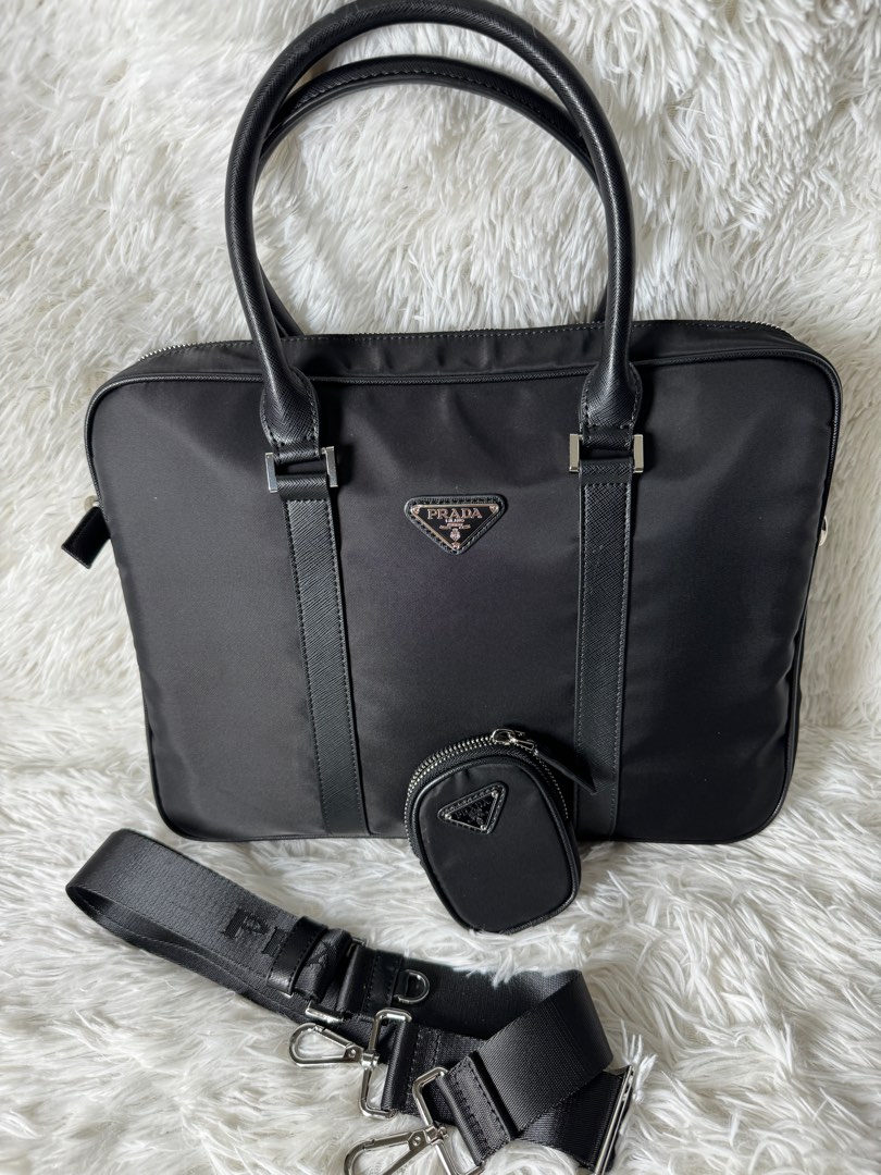 Prada mens laptop 2024 bag