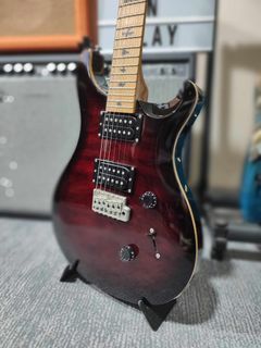 PRS SE Custom 24 Limited Edition Roasted Maple Fire Red