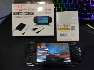 Psp 2000 slim 8gb with full of games