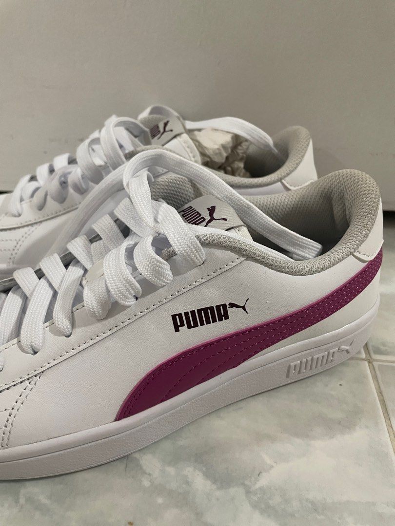 Puma pink and discount white