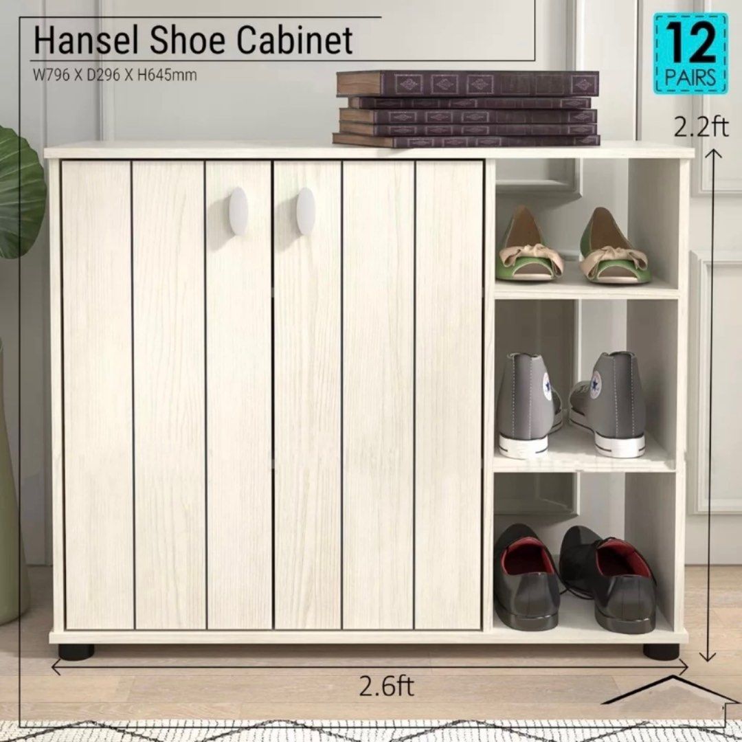 Ready Stock LUXE 2Doors SHOE CABINET Shoe Rack