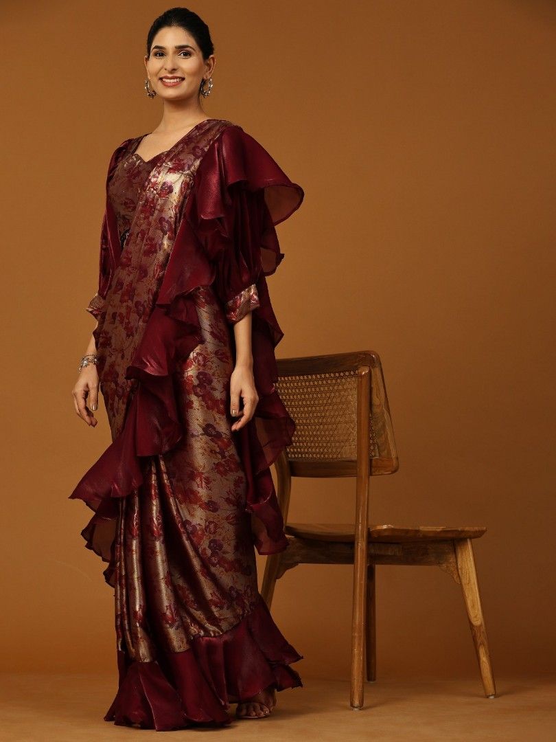 Ready to wear Sarees Pre stitched Sarees Women s Fashion