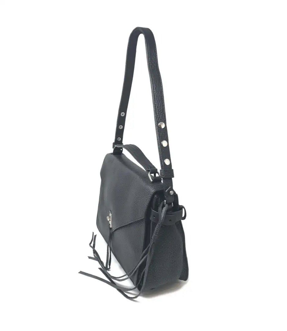 Rebecca minkoff darren shoulder bag black best sale