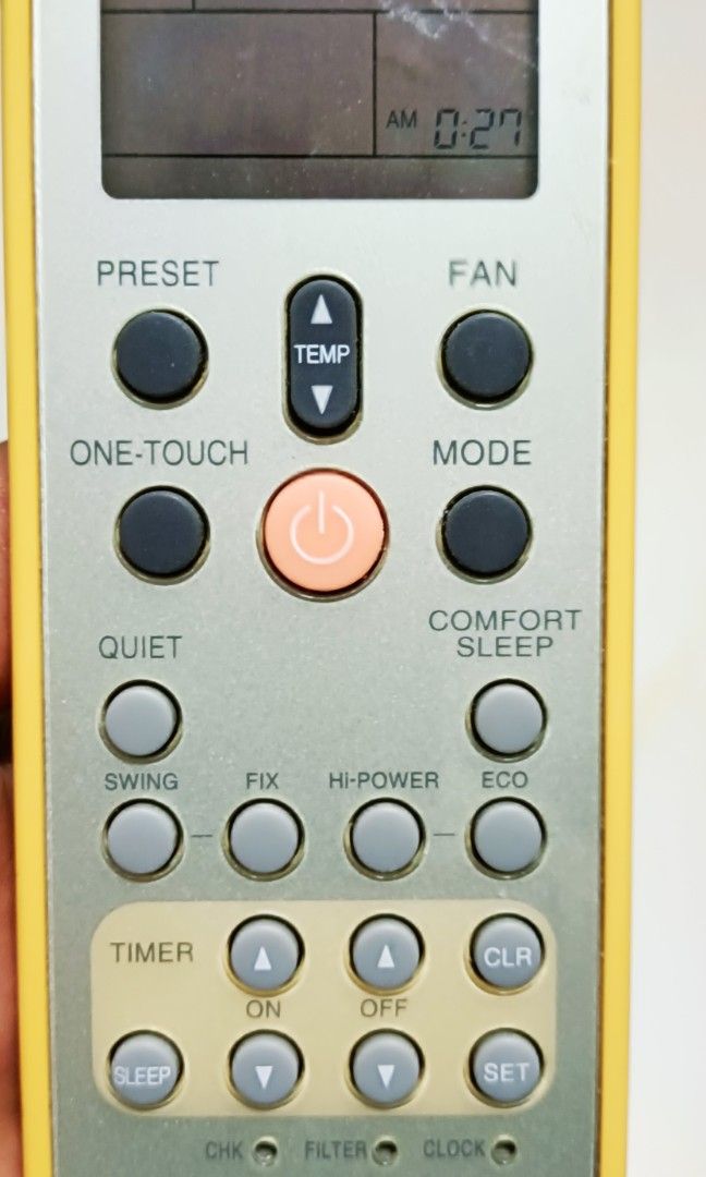 Remote Control (Category: Air Conditioners & Heating) located in Singapore. Submitted by dexter3398 (Listing ID 1272183535, Image 1). Description: Aircon Remote Control(Toshiba).