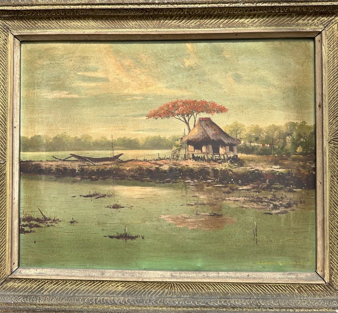 Ricardo Enriquez old painting (Category: Art & Prints) located in Quezon City. Submitted by anjherga27 (Listing ID 1272217230, Image 3). Description: .