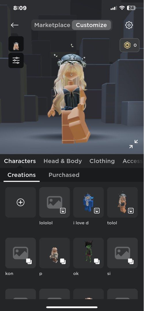 I sell a roblox account, with a lot of clothes and accessories