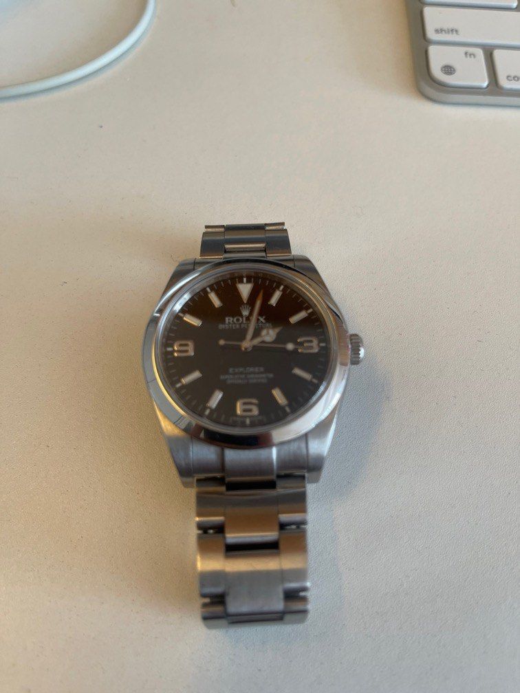 White gold on sale rolex explorer