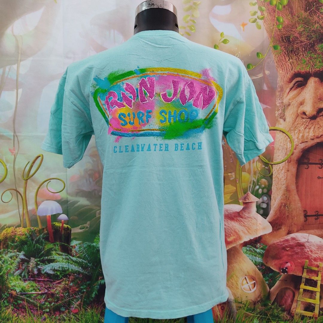 Ron Jon Surf Shop Roundneck T shirt Men s Fashion Tops Sets