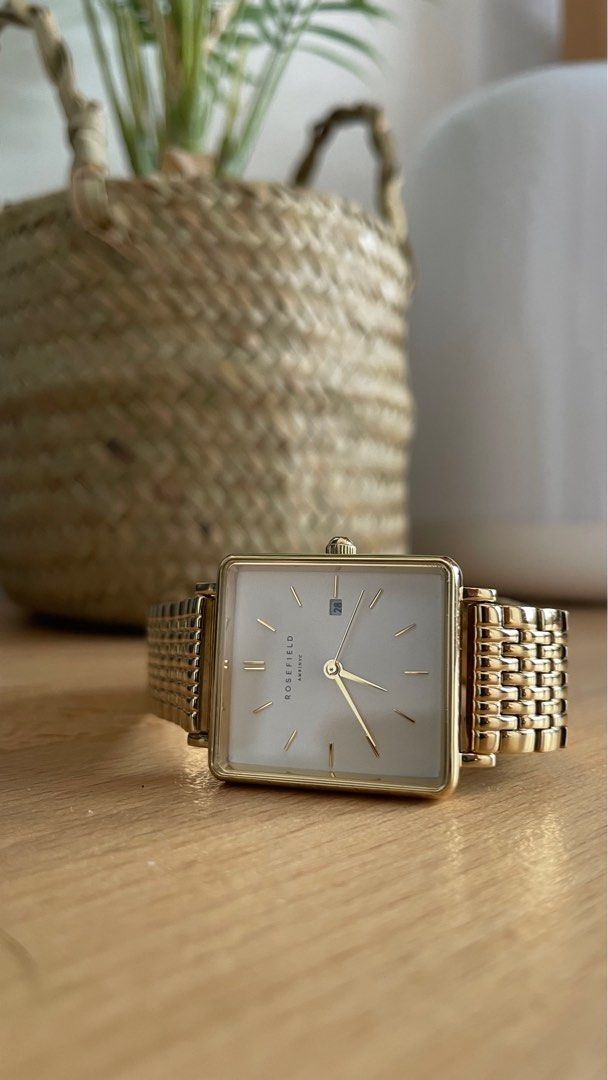 Rosefield the boxy on sale gold
