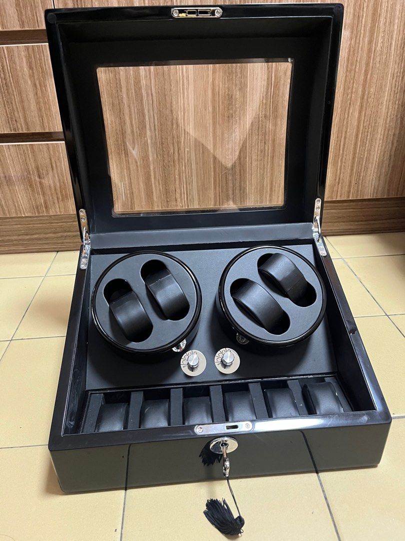 Rotating best sale watch drawer