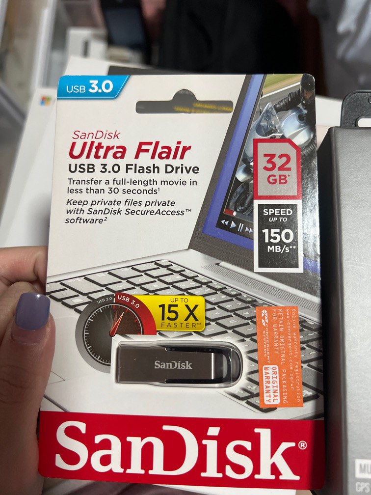 SanDisk 32gb Thumbdrive, Computers & Tech, Parts & Accessories, Hard