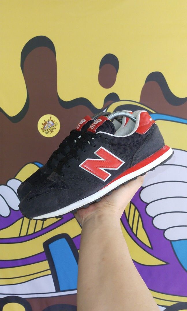 New balance 500 top black red