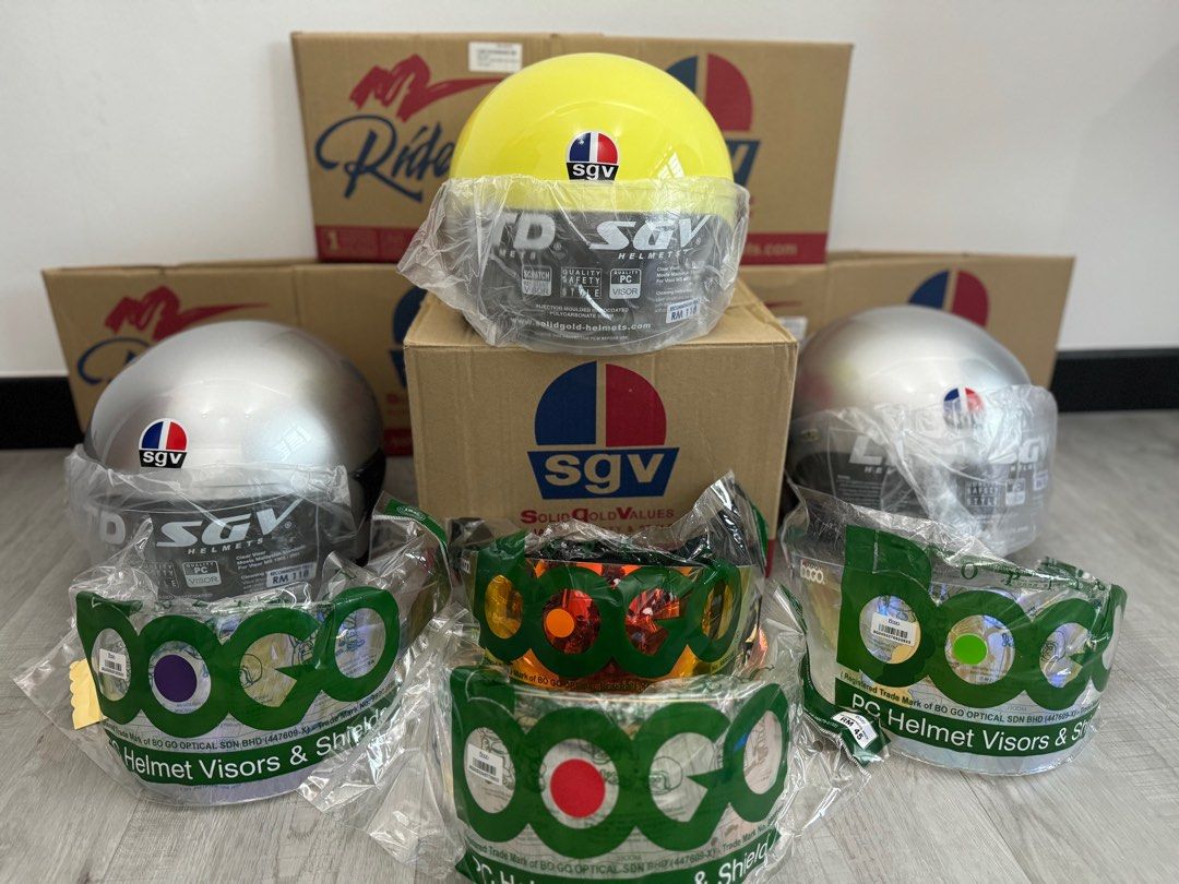 Sgv rider 2 helmet ready stock, Motorcycles, Motorcycle Accessories on ...