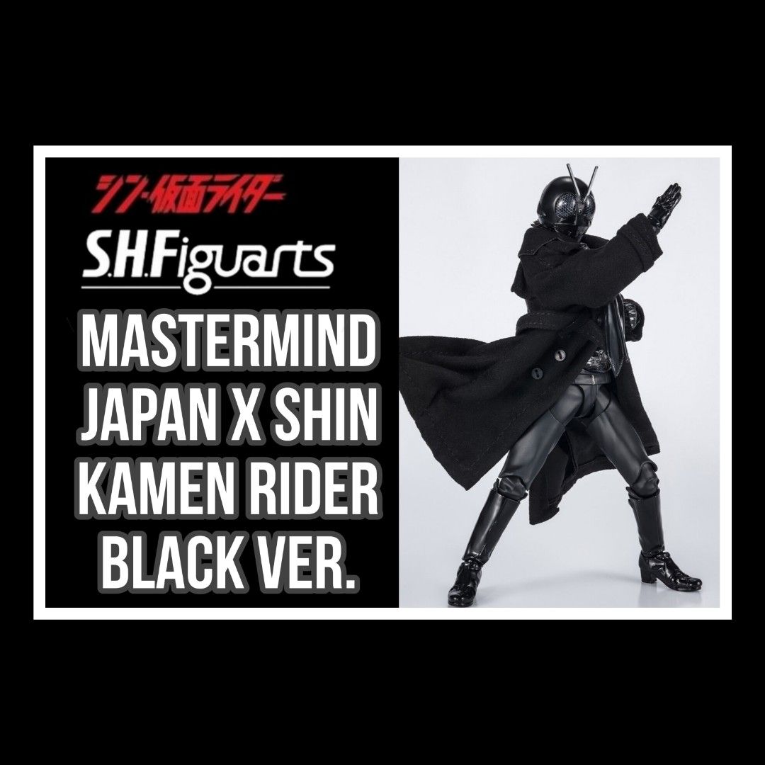 SHF S.H.Figuarts MASTERMIND JAPAN X SHIN KAMEN RIDER BLACK VER ...