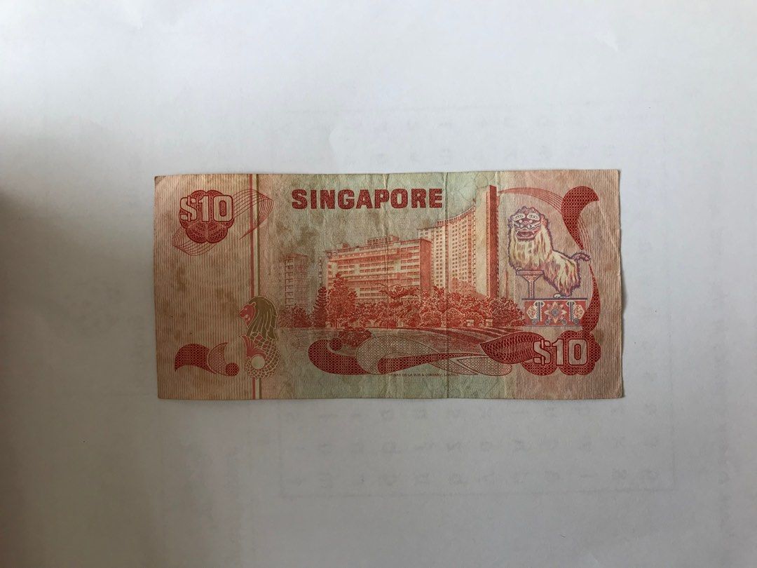 Singapore Antique $10 Note, Hobbies & Toys, Memorabilia & Collectibles,  Currency on Carousell