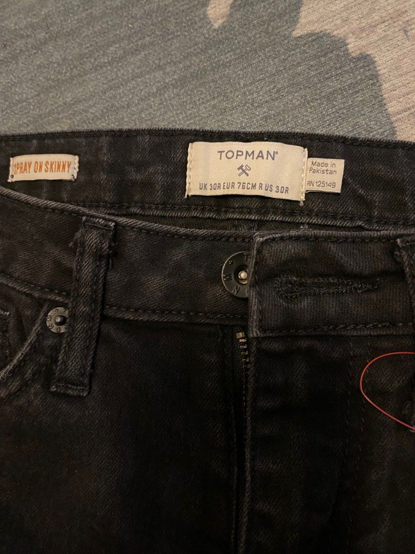 Topman black jeans store