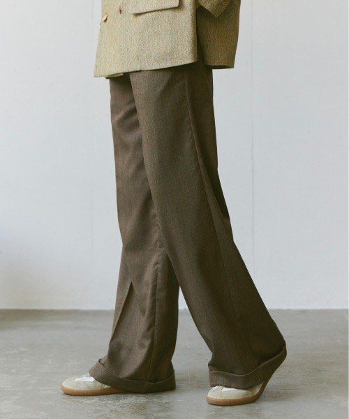 soerte - Wide straight slacks, 他的時尚, 褲子, 長褲在旋轉拍賣