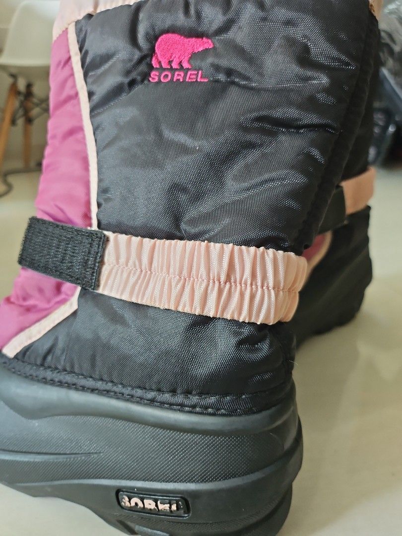 Girls sorel snow boots discount