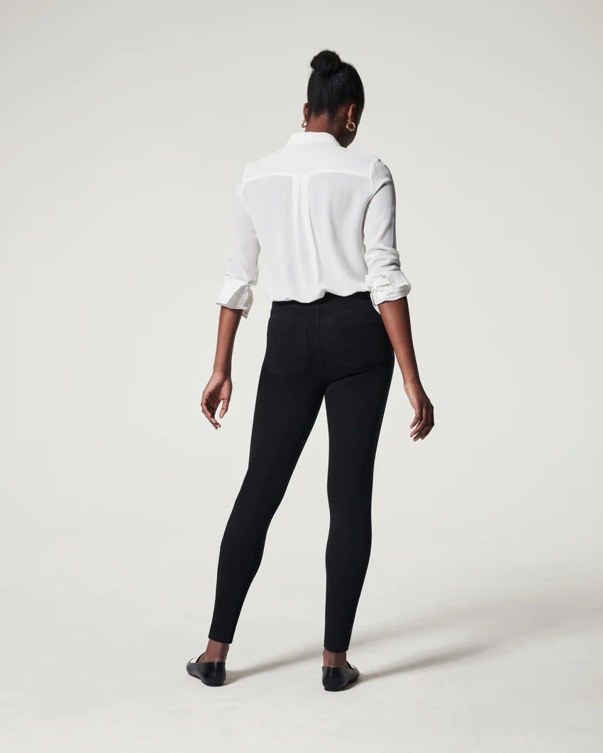 Spanx Jean-ish® Ankle Leggings, Women's Fashion, Bottoms, Jeans & Leggings  on Carousell