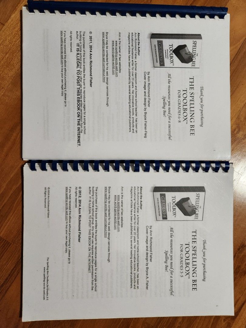 Spelling Bee Books, Hobbies & Toys, Books & Magazines, Assessment Books