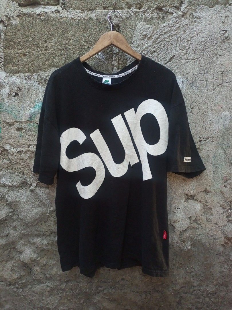 Supreme big 2025 logo t shirt