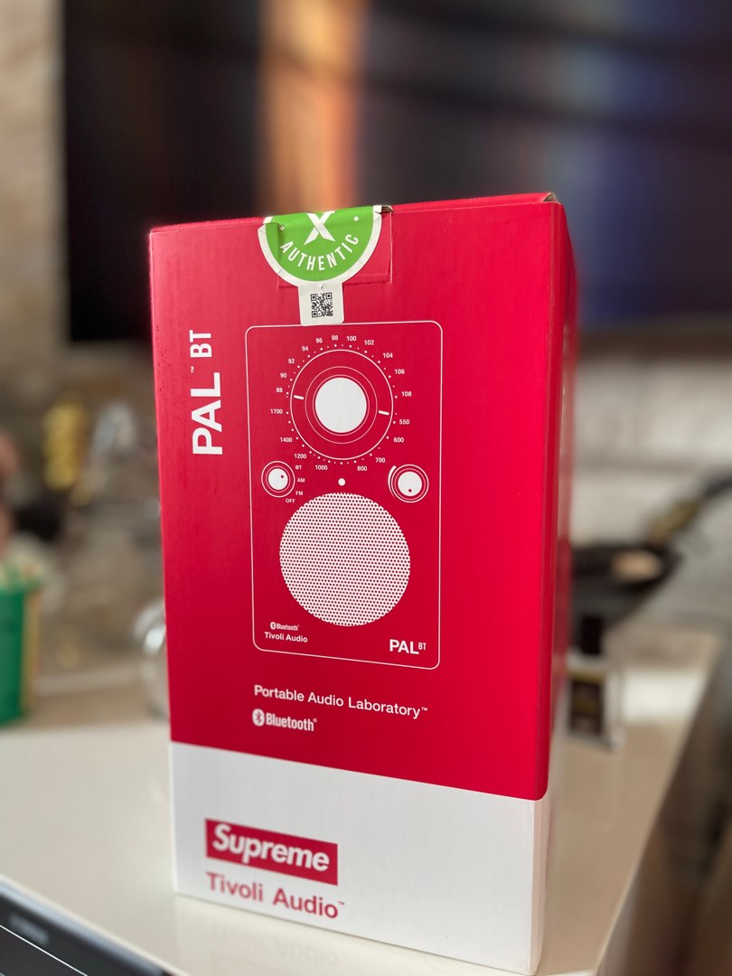 Supreme x Tivoli Audio Sealed