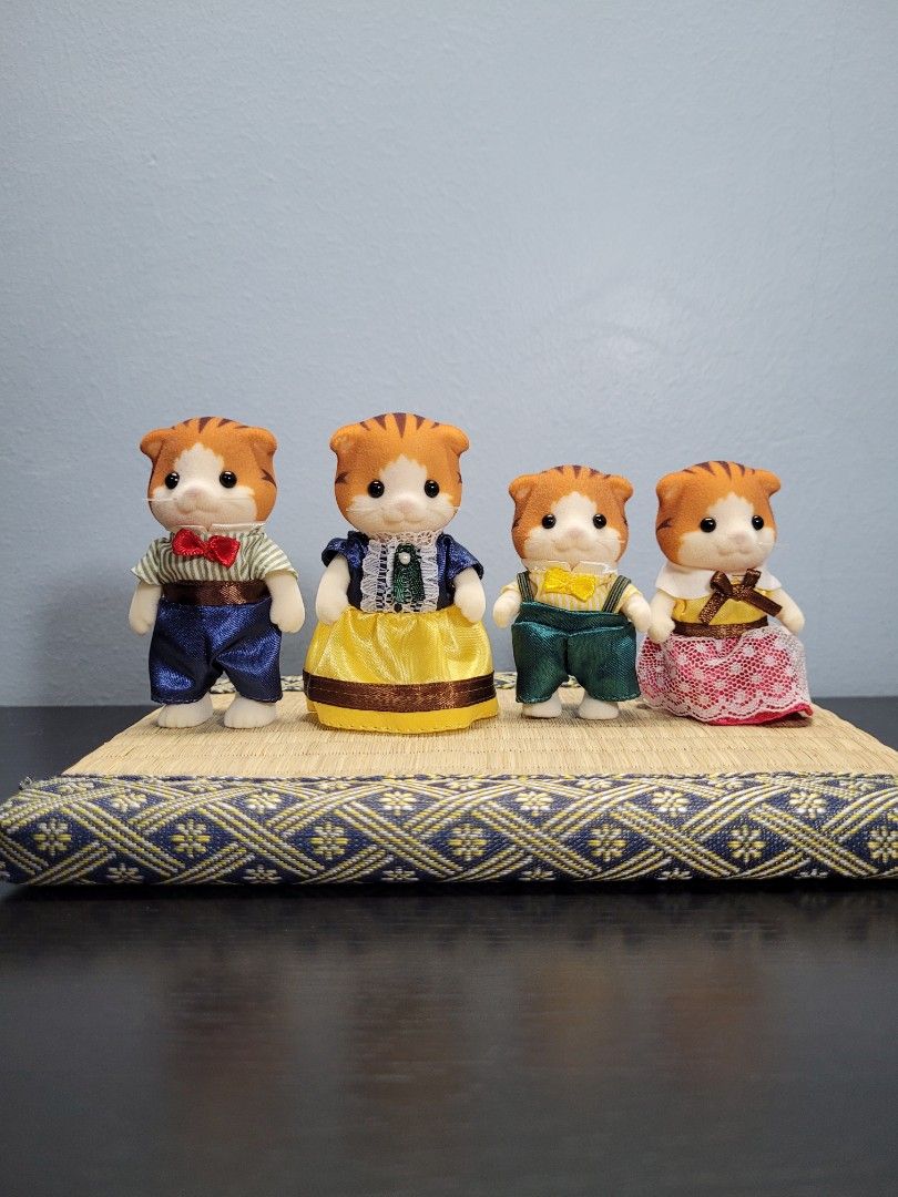 Sylvanian Families Maple Cat Family Hobbies Toys Toys Games