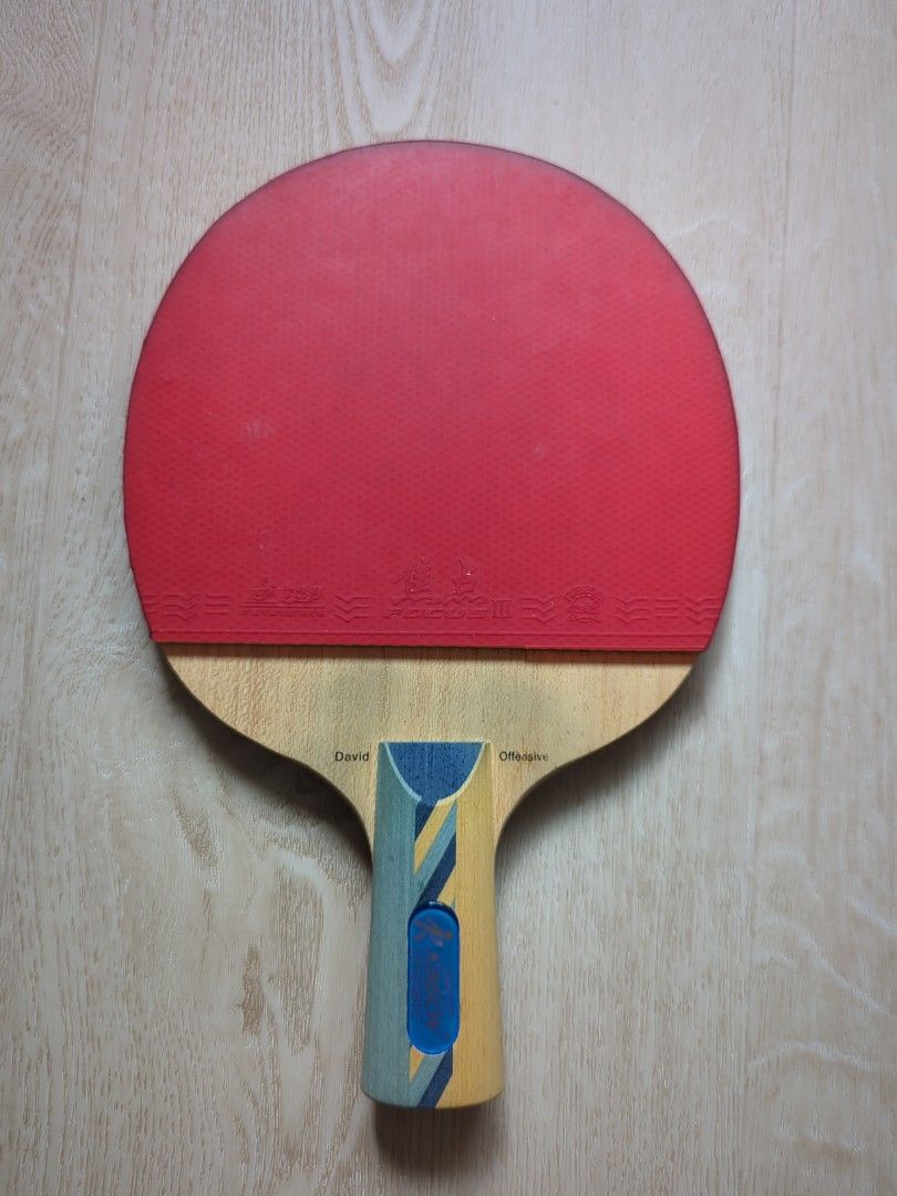 Table tennis bat penhold (Kinson David Offense +Friendship/729 Focus 3