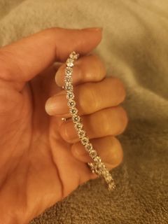 White gold diamond tennis bracelet online sale