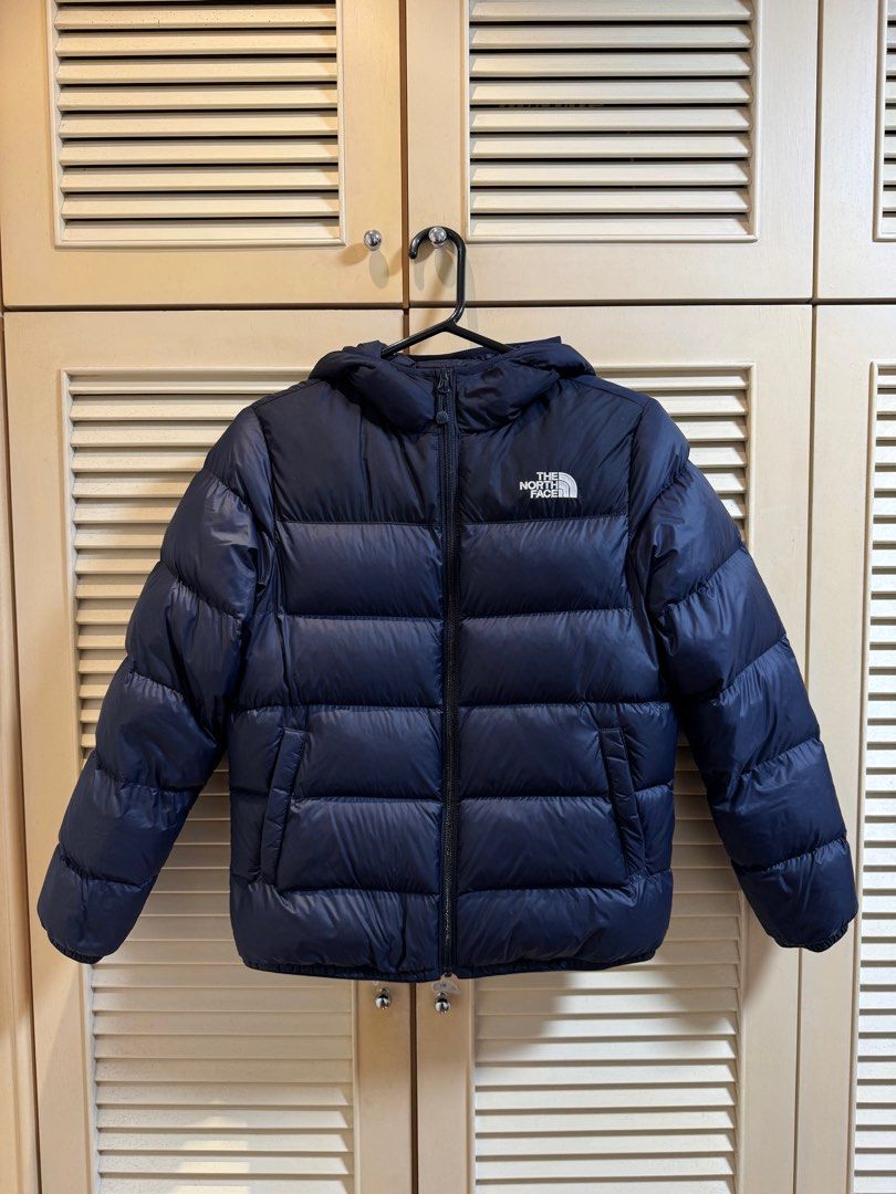 The North Face K’s T-Ball Air Hoodie 保暖外套 鋪棉外套 大童160cm 深藍色 韓國版