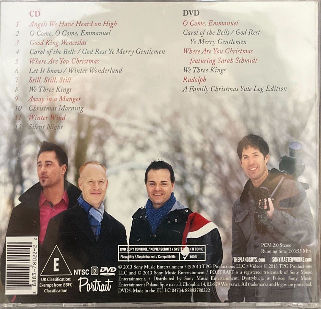 The Piano Guys A Family Christmas Songs 