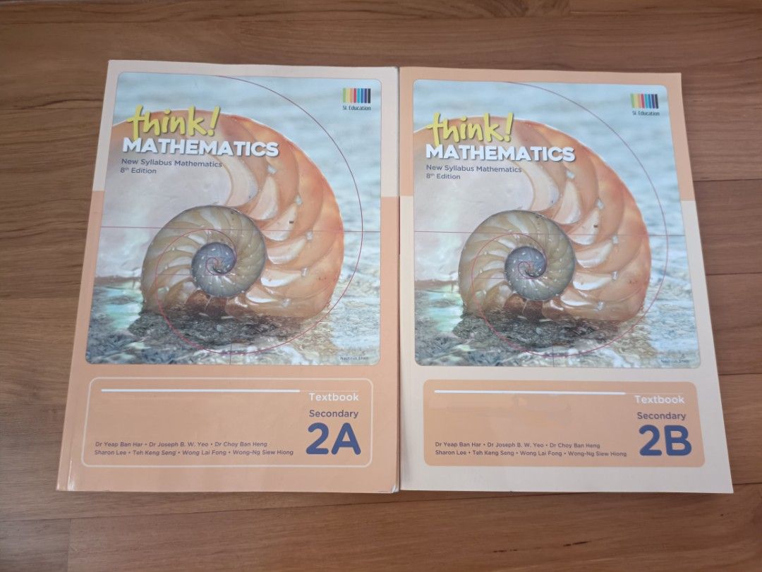 Think mathematics textbook 2a 2b hobbies toys books magazines