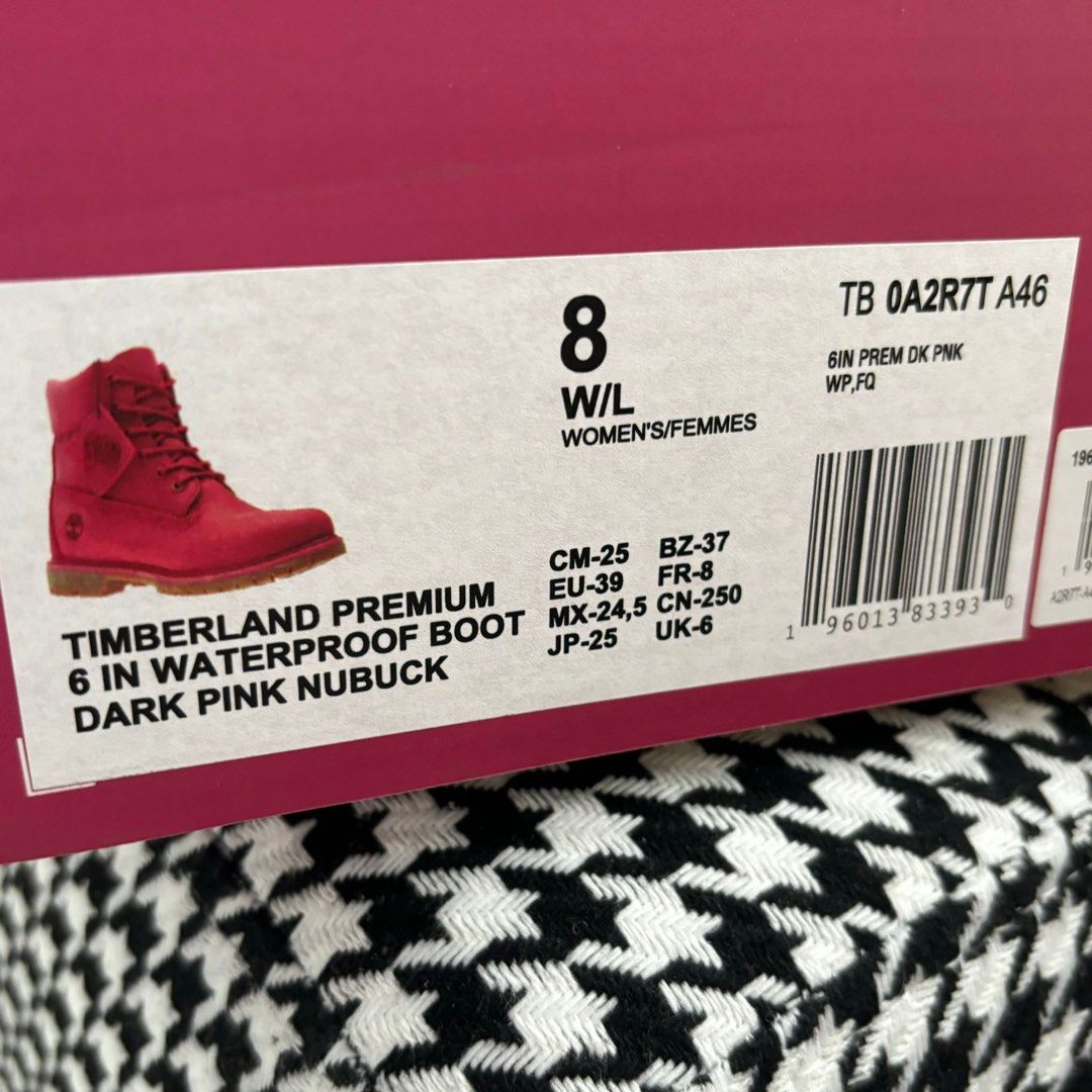 Timberland 50th anniversary 6 inch premium boots PINK Women s